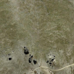 Satellite imagery of Column Rocks, NZ