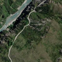 Satellite imagery of Pinchers Bluff, NZ