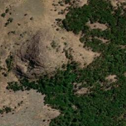 Satellite imagery of Cerro Muzzio, AR