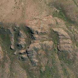 Satellite imagery of Cerro Colorado, AR