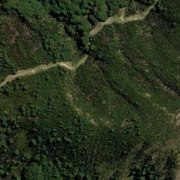 Satellite imagery of Reidys Spur, NZ