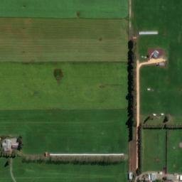 Satellite imagery of 45th Parallel marker, NZ