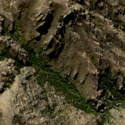 Satellite imagery of Chalmers Leap, NZ