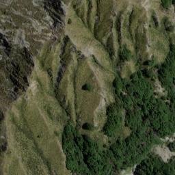 Satellite imagery of Williamsons Spur, NZ