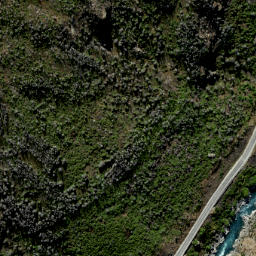 Satellite imagery of Chalmers Leap, NZ