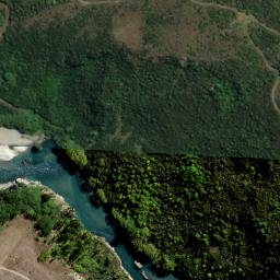 Satellite imagery of Nevis Bluff, NZ