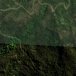 Satellite imagery of Nevis Bluff, NZ