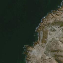 Satellite imagery of Punta Portugal, AR