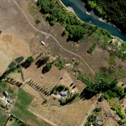 Satellite imagery of Nevis Bluff, NZ
