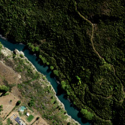 Satellite imagery of Nevis Bluff, NZ
