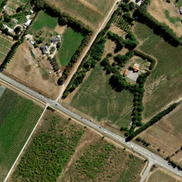 Satellite imagery of Nevis Bluff, NZ