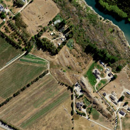 Satellite imagery of Nevis Bluff, NZ