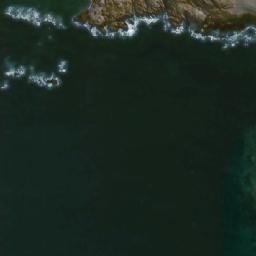 Satellite imagery of Punta Portugal, AR