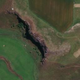 Satellite imagery of Teaneraki Cliff, NZ