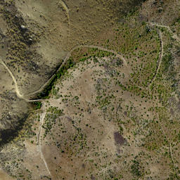 Satellite imagery of Gibraltar Rock, NZ