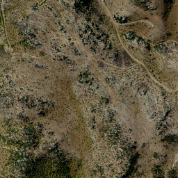 Satellite imagery of Gibraltar Rock, NZ