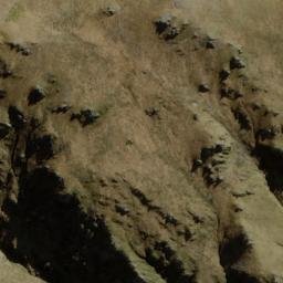 Satellite imagery of Pisgah Spur, NZ