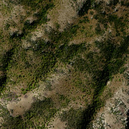 Satellite imagery of Gibraltar Rock, NZ