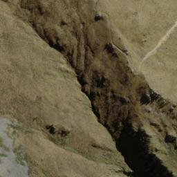 Satellite imagery of Pisgah Spur, NZ