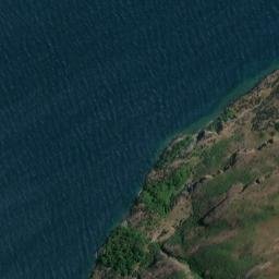 Satellite imagery of Island Face, NZ