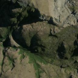 Satellite imagery of Gorge Spur, NZ