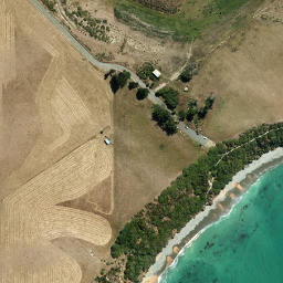 Satellite imagery of Cape Wanbrow, NZ