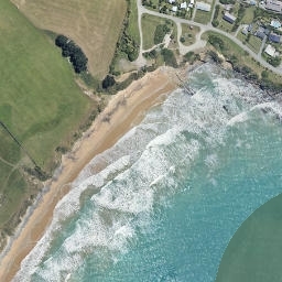 Satellite imagery of Kakanui Point, NZ