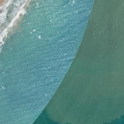 Satellite imagery of Kakanui Point, NZ
