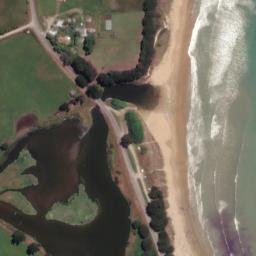 Satellite imagery of Aorere Point, NZ