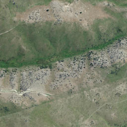 Satellite imagery of Pigeon Rock, NZ