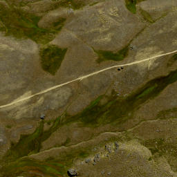 Satellite imagery of The Sisters, NZ