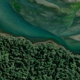 Satellite imagery of Cavellia Head, NZ