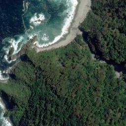 Satellite imagery of Peninsula Point, NZ