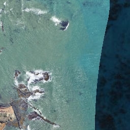 Satellite imagery of Moeraki Point, NZ