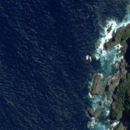 Satellite imagery of Castoff Point, NZ