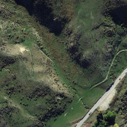 Satellite imagery of Miners monument, NZ
