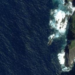 Satellite imagery of Castoff Point, NZ