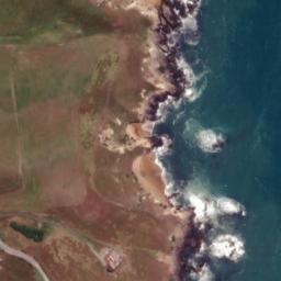 Satellite imagery of Katiki Point, NZ