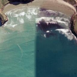 Satellite imagery of Katiki Point, NZ