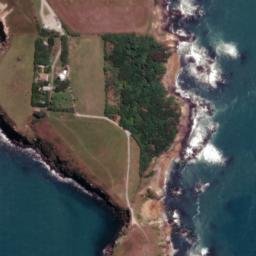 Satellite imagery of Katiki Point, NZ