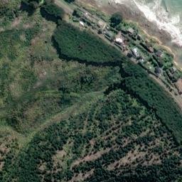 Satellite imagery of Shag Point/Matakaea, NZ