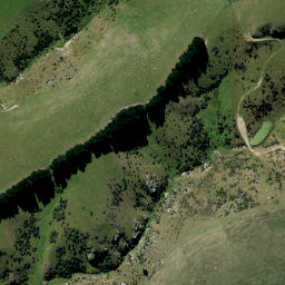 Satellite imagery of The Three Brothers, NZ