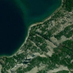 Satellite imagery of Cerro Castor, AR