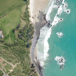 Satellite imagery of Green Point, NZ