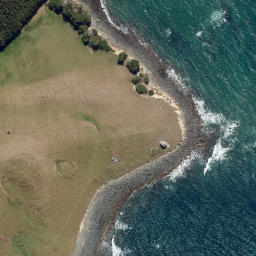 Satellite imagery of Brinns Point, NZ