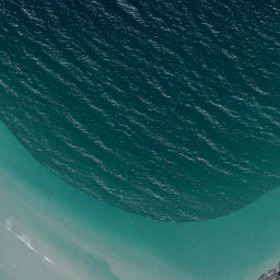 Satellite imagery of Potato Point, NZ