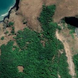 Satellite imagery of Heyward Point, NZ