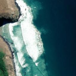 Satellite imagery of Heyward Point, NZ