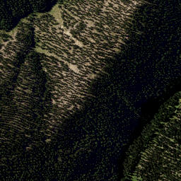 Satellite imagery of Hopkinsons Spur, NZ