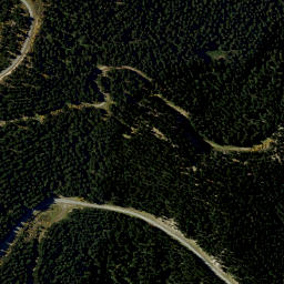 Satellite imagery of Hopkinsons Spur, NZ